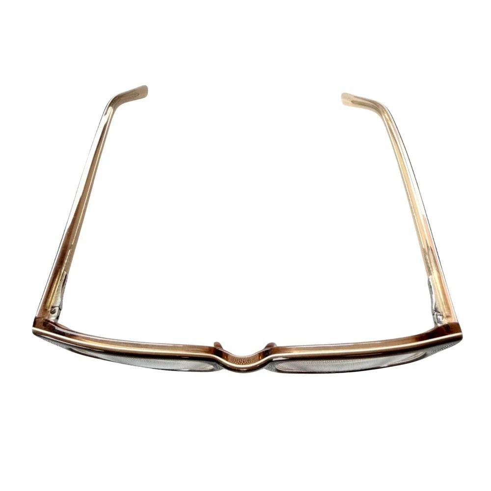 Orbit Eyeglasses Women 49-20-145 Brown Tan Round Optical Frames F91 Woodgrain